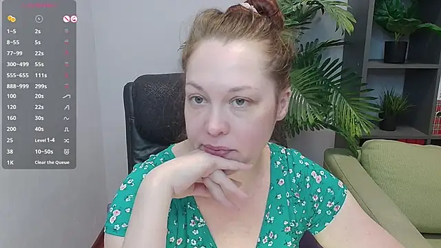 CutieGinger online show from 1, 10, 2025