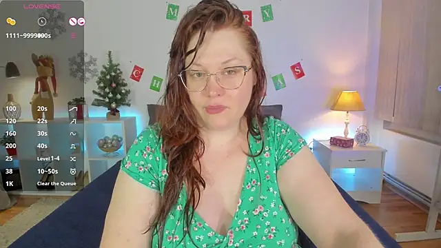 CutieGinger online show from 10, 1, 2025