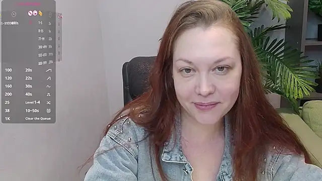 CutieGinger online show from 4, 10, 2025