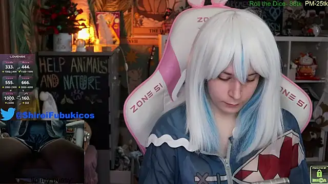 ShiroiFubuki online show from 18, 12, 2024
