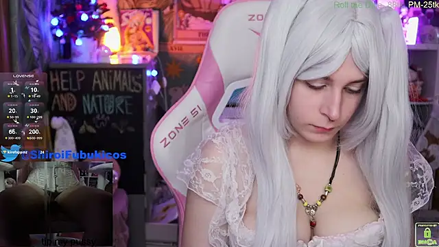 ShiroiFubuki online show from 20, 12, 2024