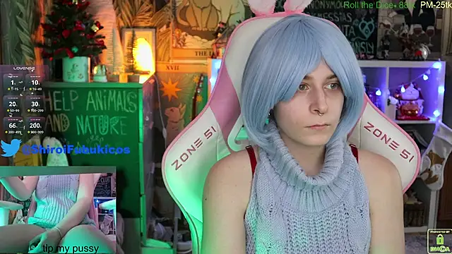 ShiroiFubuki online show from 15, 12, 2024