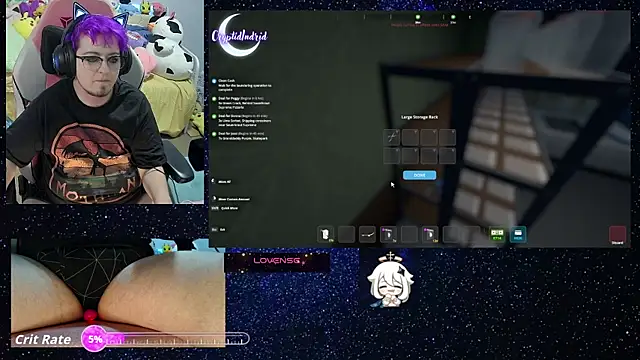 CryptidIndrid online show from 14, 9, 2025