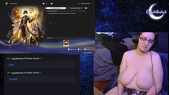 CryptidIndrid online show from 20, 12, 2024