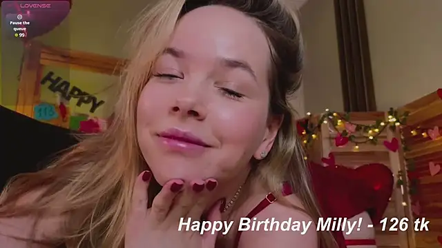 milly shy online show from 21, 2, 2025