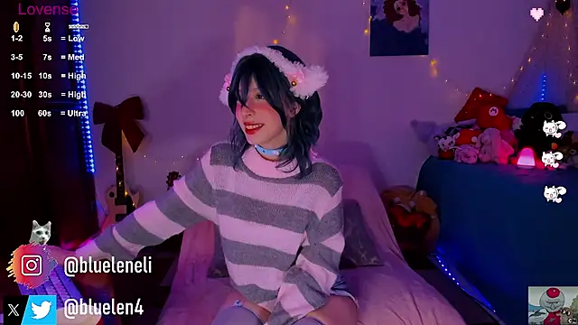 Snapshot of bluelen chatting on 21, 2, 2025 bluelen online show from 21, 2, 2025