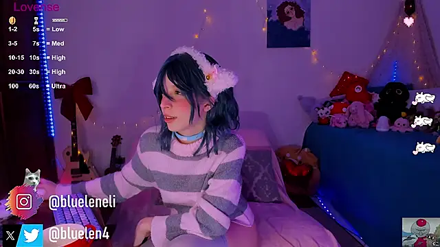Snapshot of bluelen chatting on 21, 2, 2025 bluelen online show from 21, 2, 2025