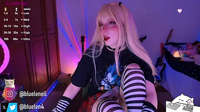Snapshot of bluelen chatting on 17, 5, 2026 bluelen online show from 17, 5, 2026