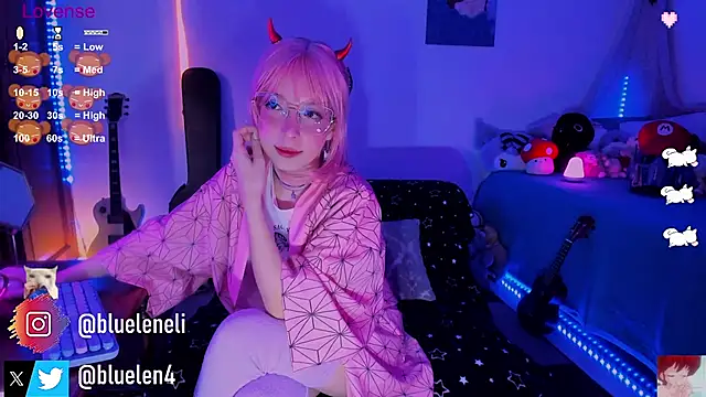 Snapshot of bluelen chatting on 14, 3, 2025 bluelen online show from 14, 3, 2025