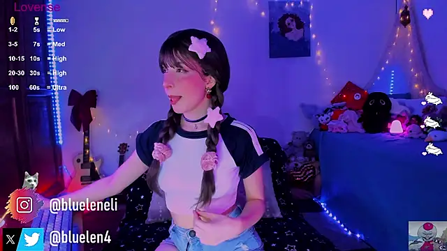 Snapshot of bluelen chatting on 27, 2, 2025 bluelen online show from 27, 2, 2025