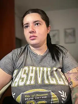 horny roomiess online show from 19, 3, 2026