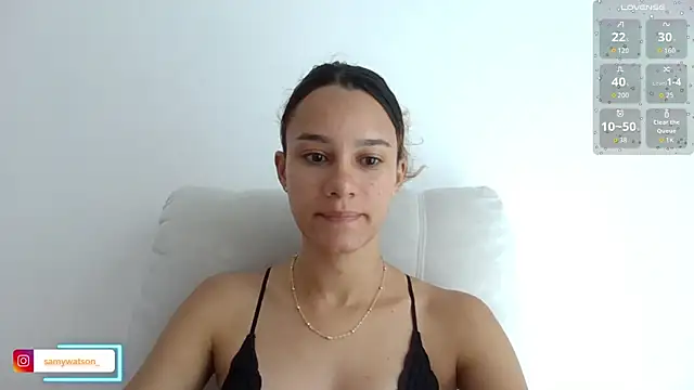 Snapshot of SamanthaWatson chatting on 3, 6, 2026 SamanthaWatson online show from 3, 6, 2026
