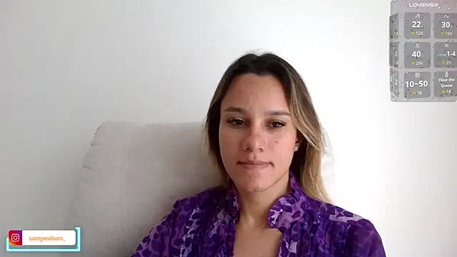 Snapshot of SamanthaWatson chatting on 27, 4, 2026 SamanthaWatson online show from 27, 4, 2026