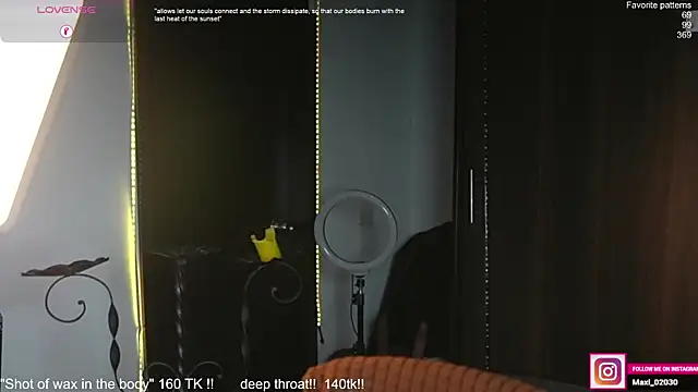 Snapshot of just_maxii chatting on 8, 11, 2025 just maxii online show from 8, 11, 2025