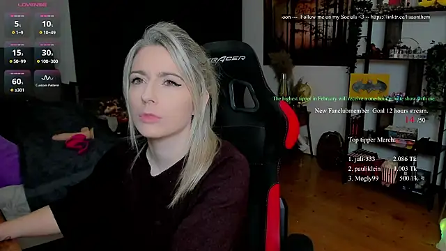 Lisaonthemoon online show from 6, 3, 2026