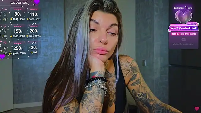 tattooedBabyy online show from 1, 2, 2025