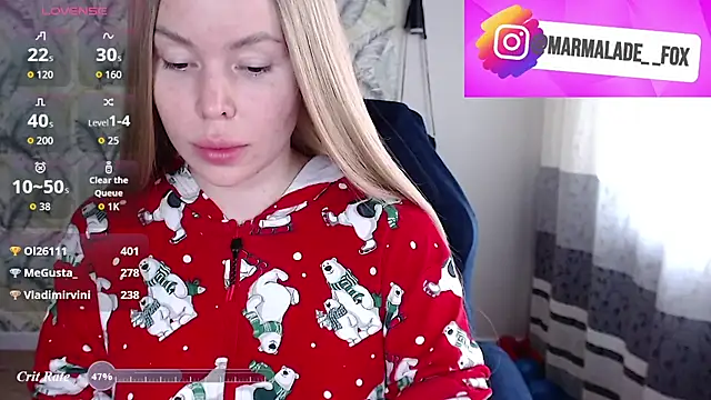 Marmalade Fox online show from 2, 8, 2026