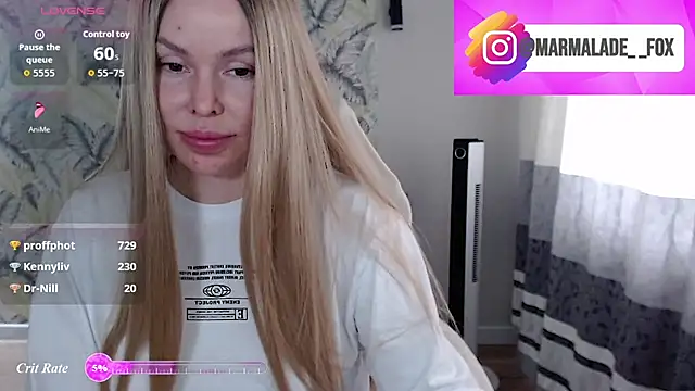 Marmalade Fox online show from 11, 7, 2026