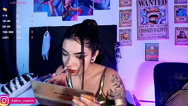 Aliceowenn online show from 30, 10, 2025