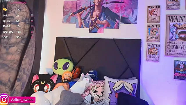 Aliceowenn online show from 6, 3, 2026