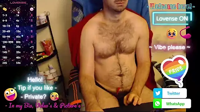 RealManHaveHairy online show from 2, 12, 2025