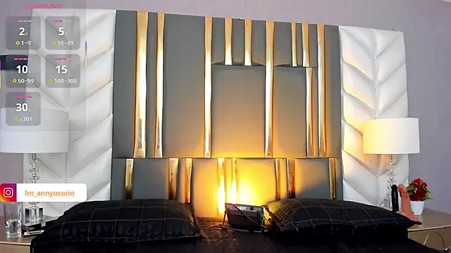 Anny osorio online show from 10, 11, 2025