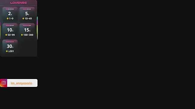 Anny osorio online show from 28, 10, 2025