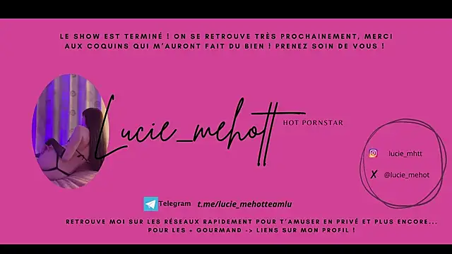 lucie mehott online show from 26, 2, 2025