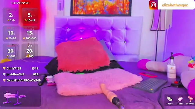 Elizabeth vegaa online show from 22, 3, 2025