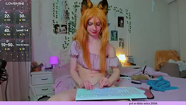 Neko kitsune1 online show from 4, 2, 2025