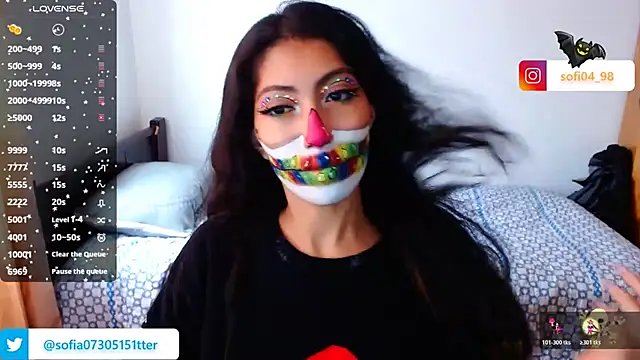 sofia rosse4 online show from 5, 12, 2025