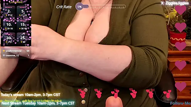 ZigglesJiggles online show from 10, 2, 2025