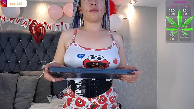 CaroFisher online show from 22, 2, 2026