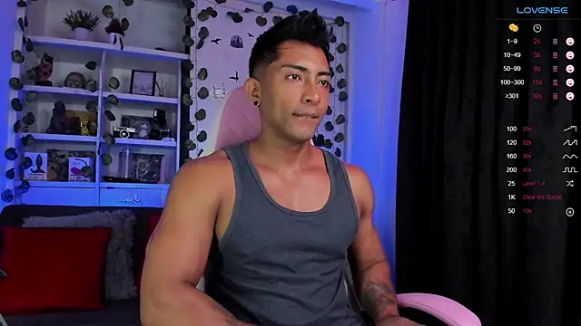 Couple muscle1 online show from 16, 1, 2025