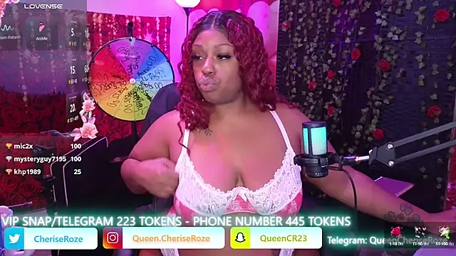 cheriserozequeen online show from 19, 9, 2025