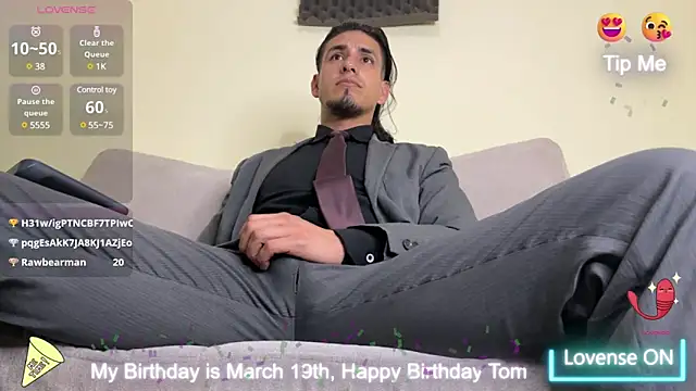 Tom blunt96 online show from 19, 3, 2025