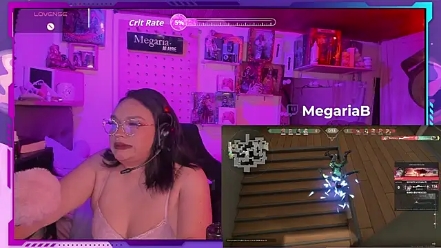 Snapshot of MegariaB chatting on 18, 10, 2025 MegariaB online show from 18, 10, 2025