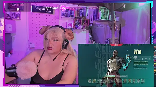 Snapshot of MegariaB chatting on 12, 10, 2025 MegariaB online show from 12, 10, 2025