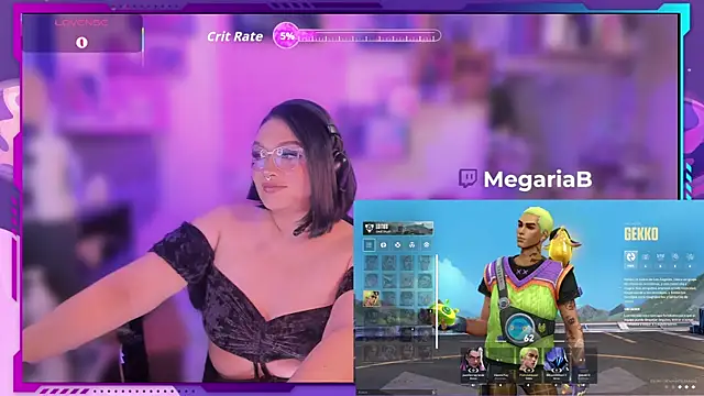 MegariaB online show from 9, 1, 2026