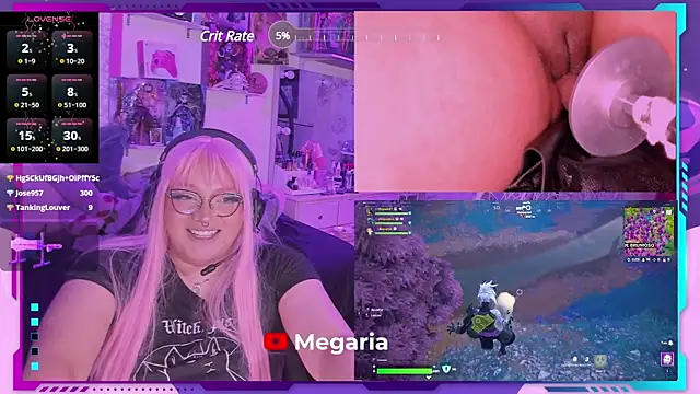 MegariaB online show from 9, 2, 2025