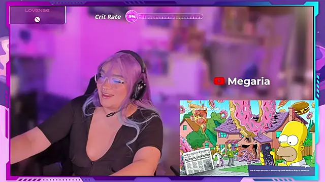 Snapshot of MegariaB chatting on 2, 12, 2025 MegariaB online show from 2, 12, 2025