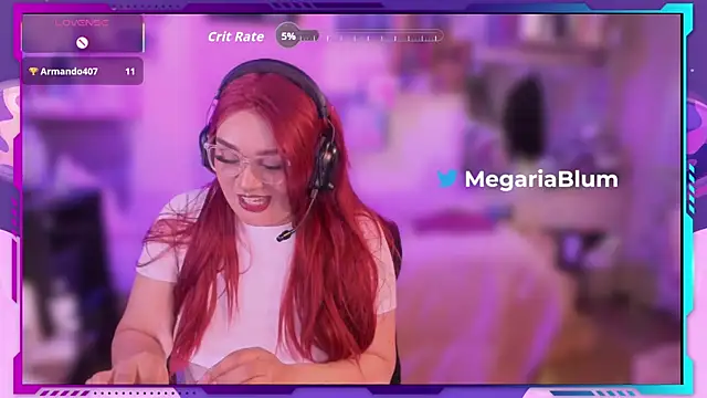 MegariaB online show from 12, 1, 2026