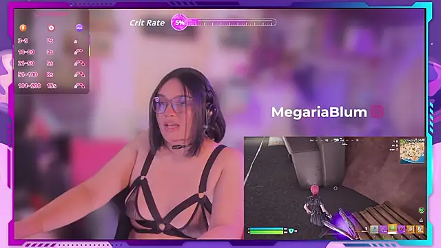 MegariaB online show from 8, 3, 2026