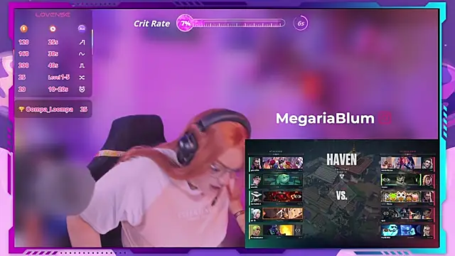 MegariaB online show from 5, 4, 2026