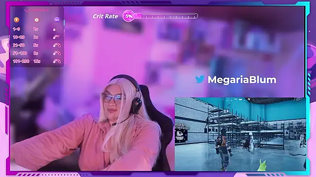 MegariaB online show from 22, 2, 2026