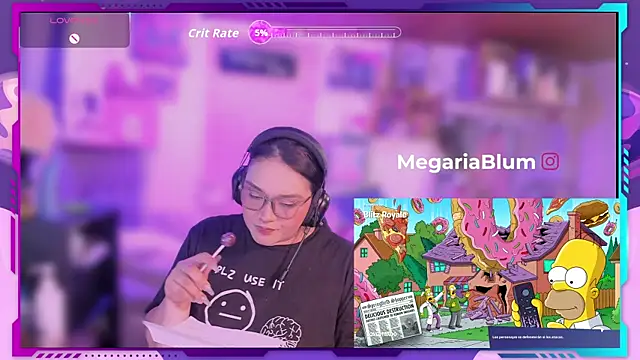 MegariaB online show from 17, 1, 2026