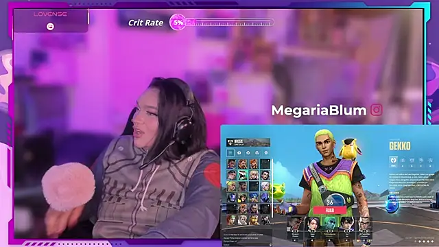 Snapshot of MegariaB chatting on 24, 11, 2025 MegariaB online show from 24, 11, 2025