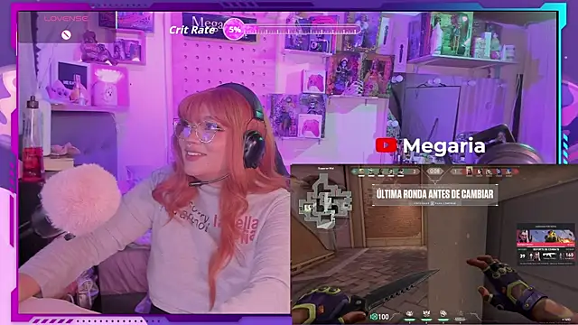 Snapshot of MegariaB chatting on 14, 10, 2025 MegariaB online show from 14, 10, 2025