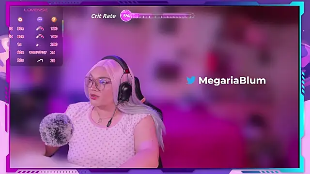 MegariaB online show from 21, 4, 2026