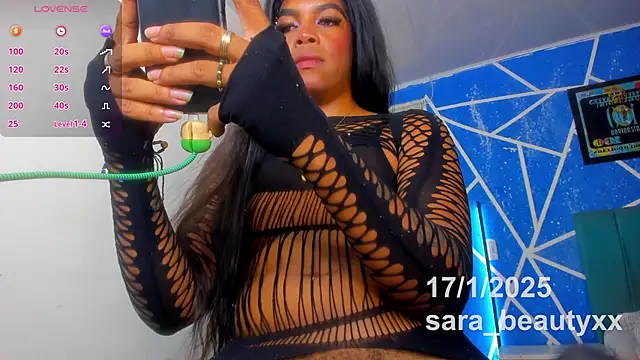 SARA BEAUTYXX online show from 17, 1, 2025